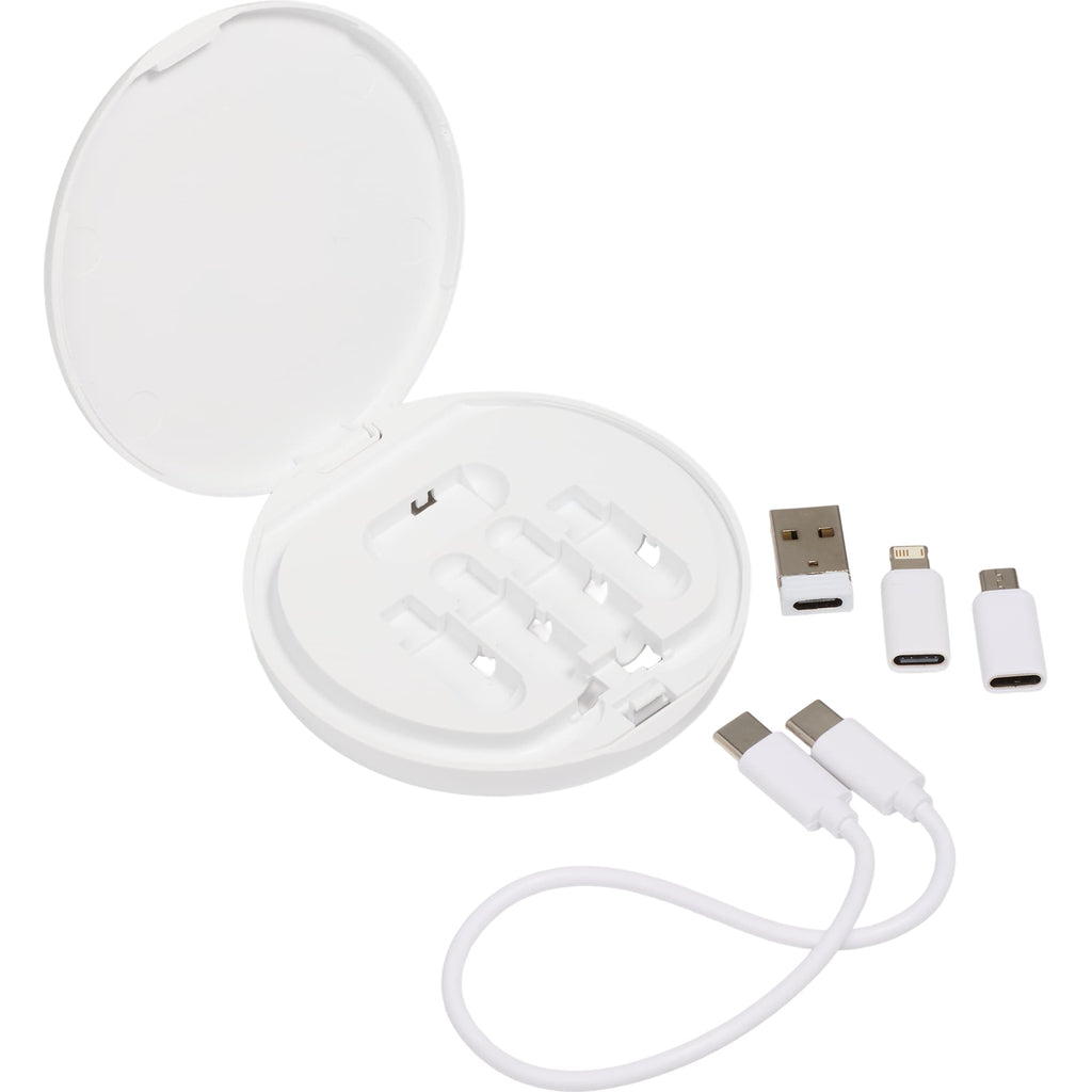 Pad Pal Wireless Charger with Hidden Cable Kit, 15W Full Color - White - Components 2