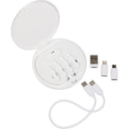 Pad Pal Wireless Charger with Hidden Cable Kit, 15W Full Color - White - Components Outside 2