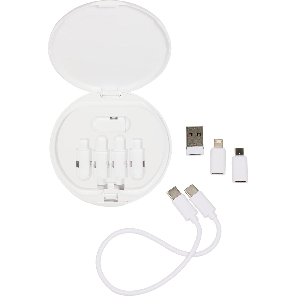 Pad Pal Wireless Charger with Hidden Cable Kit, 15W Full Color - White - Components Outside