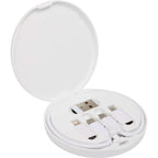Pad Pal Wireless Charger with Hidden Cable Kit, 15W Full Color - White - Open 3
