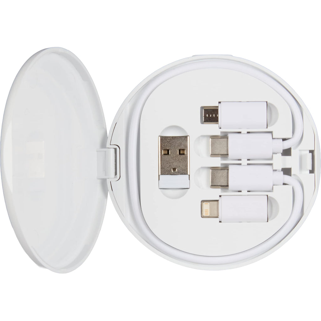 Pad Pal Wireless Charger with Hidden Cable Kit, 15W Full Color - White - Open