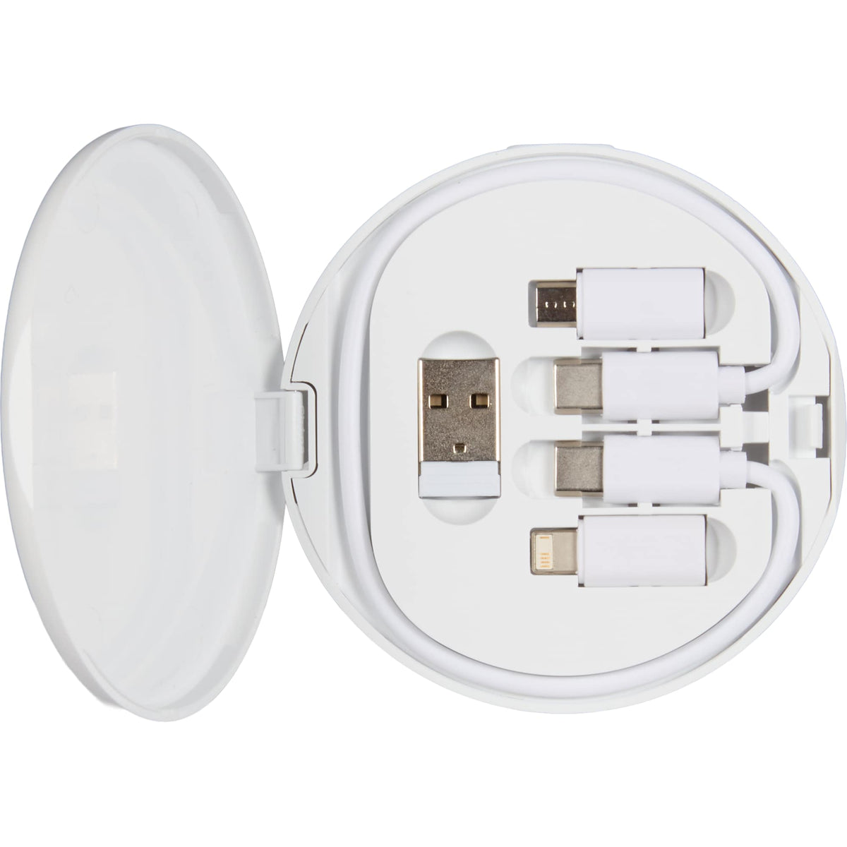 Pad Pal Wireless Charger with Hidden Cable Kit, 15W Full Color - White - Open