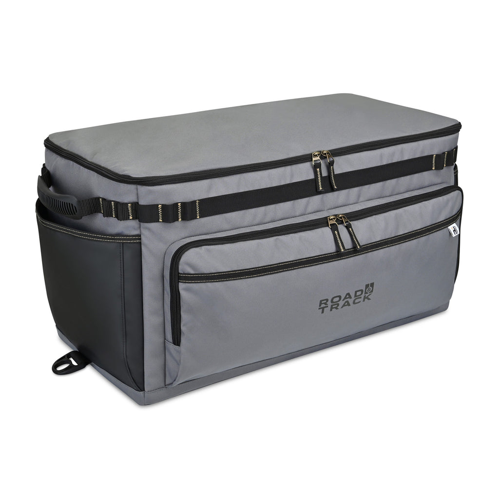 Padded Cargo Crate with Dividers in Recycled PET Transfer - Dark Grey - View 2