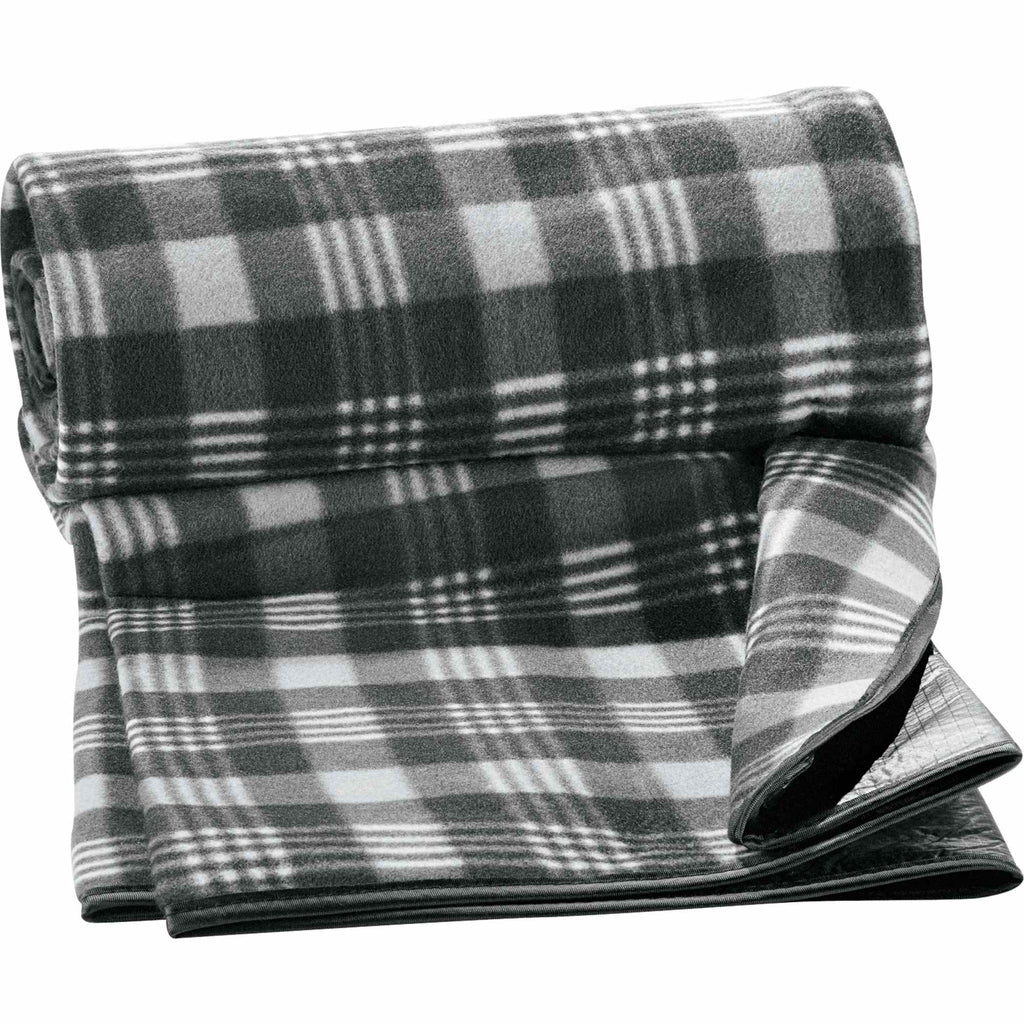 Padded Water-Resistant Picnic Blanket, 47.5 x 52.5 Inches Transfer - Black - Photo