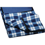 Padded Water-Resistant Picnic Blanket, 47.5 x 52.5 Inches Transfer - Navy - Photo 2