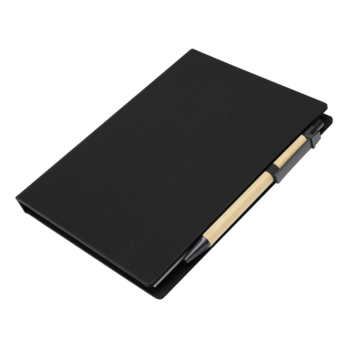 Padfolio with a Weekly Organizer - Black - Angle