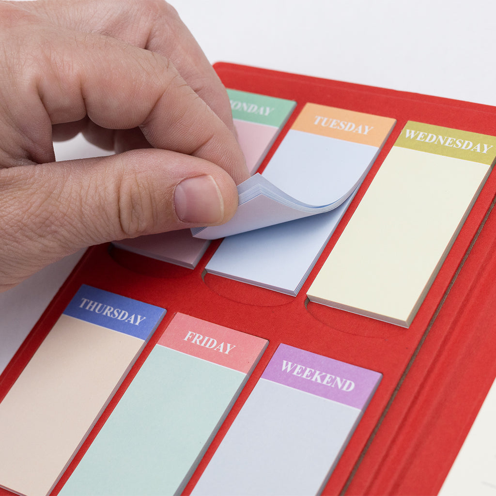 Padfolio with a Weekly Organizer - Stickies