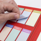 Padfolio with a Weekly Organizer - Stickies
