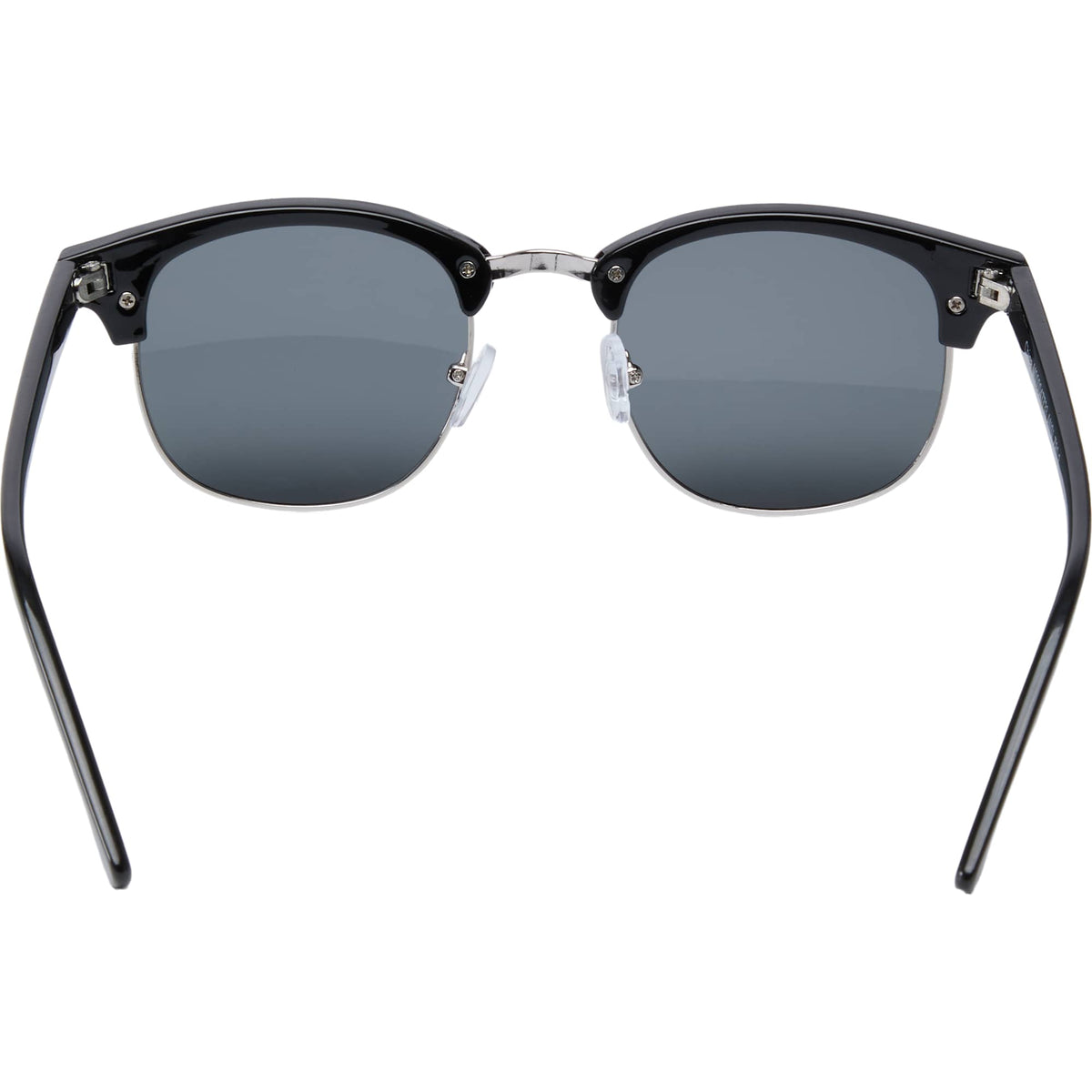 Palmer Retro Club Style Sunglasses with Recycled Frame - Black - Back