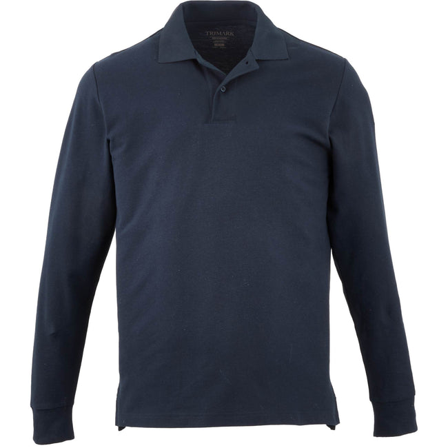 Palo Long Sleeve Cotton Pique Polo for Men Transfer