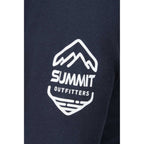 Palo Long Sleeve Cotton Pique Polo for Women Transfer - Navy - Detail On Model
