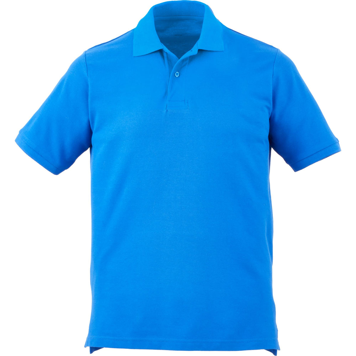 Palo Short Sleeve Cotton Pique Polo for Men Embroidery - New Royal - Front