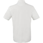 Palo Short Sleeve Cotton Pique Polo for Men Embroidery - White - Back