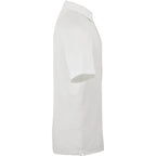 Palo Short Sleeve Cotton Pique Polo for Men Embroidery - White - Right Side