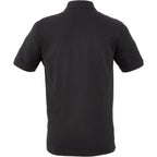 Palo Short Sleeve Cotton Pique Polo for Men Transfer - Black - Back