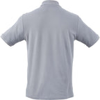Palo Short Sleeve Cotton Pique Polo for Men Transfer - Steel Grey - Back