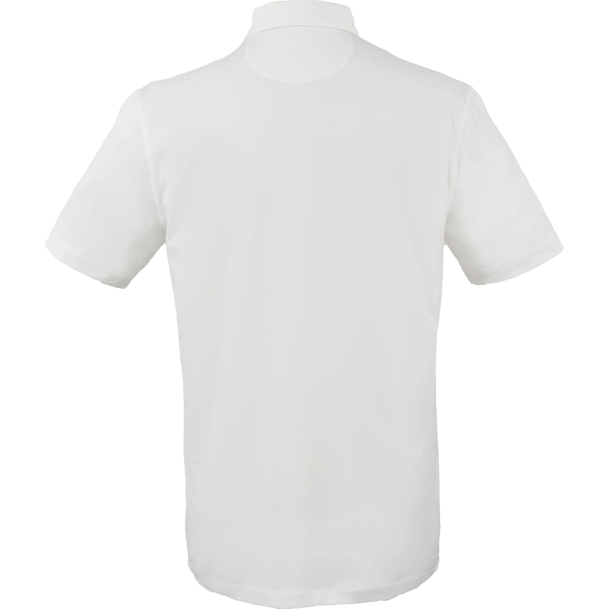 Palo Short Sleeve Cotton Pique Polo for Men Transfer - White - Back