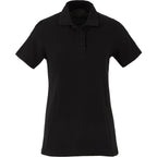 Palo Short Sleeve Cotton Pique Polo for Women Transfer - Black - Front