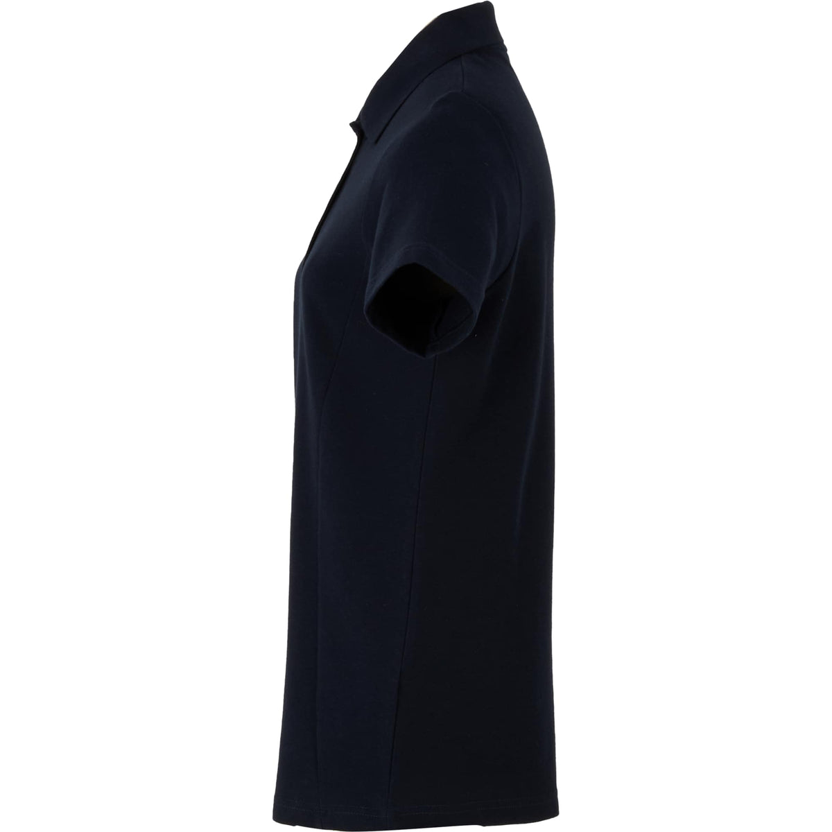 Palo Short Sleeve Cotton Pique Polo for Women Transfer - Navy - Left Side