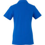 Palo Short Sleeve Cotton Pique Polo for Women Transfer - New Royal - Back