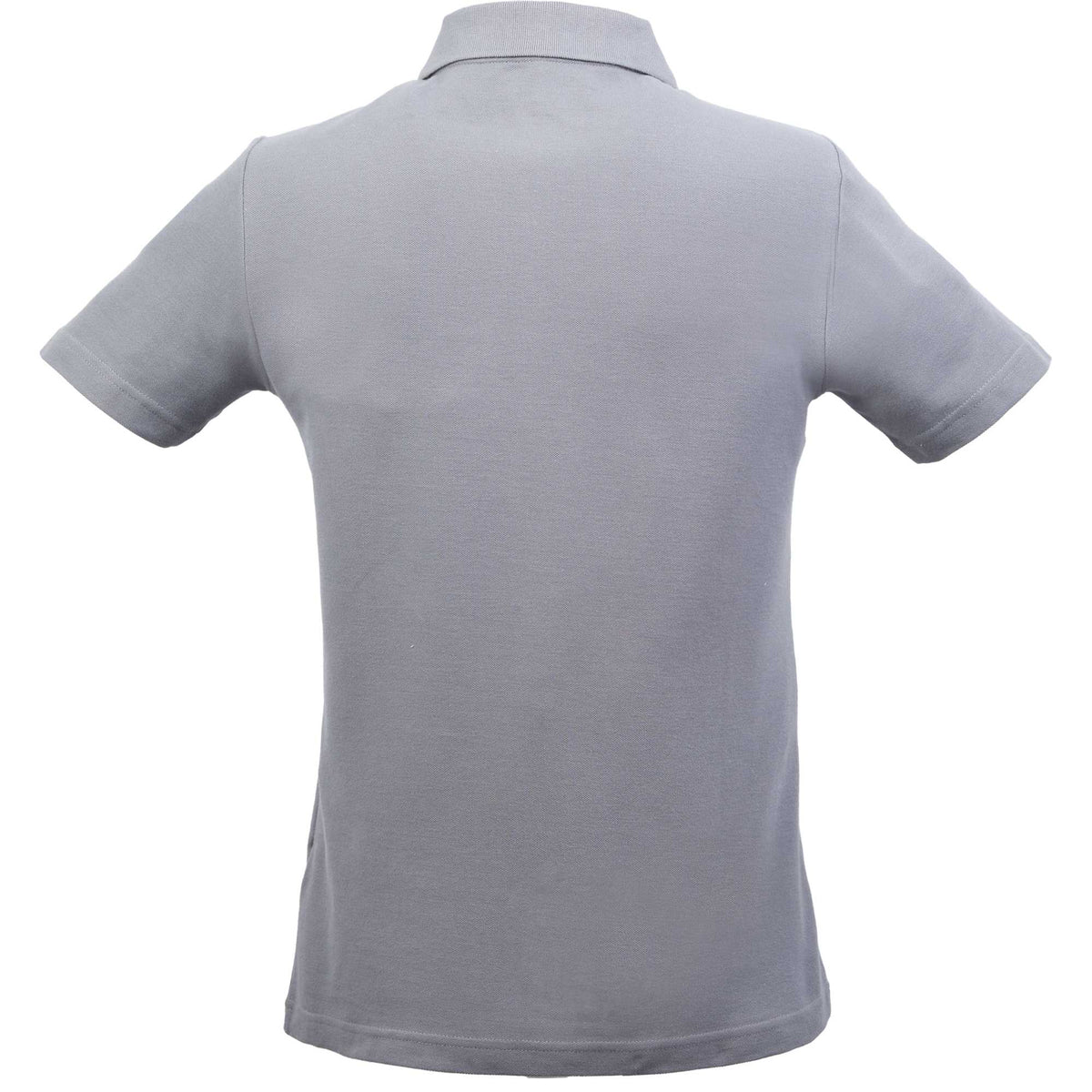 Palo Short Sleeve Cotton Pique Polo for Women Transfer - Steel Grey - Back