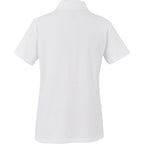 Palo Short Sleeve Cotton Pique Polo for Women Transfer - White - Back