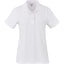 Palo Short Sleeve Cotton Pique Polo for Women Transfer - White - Front