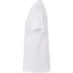 Palo Short Sleeve Cotton Pique Polo for Women Transfer - White - Left Side
