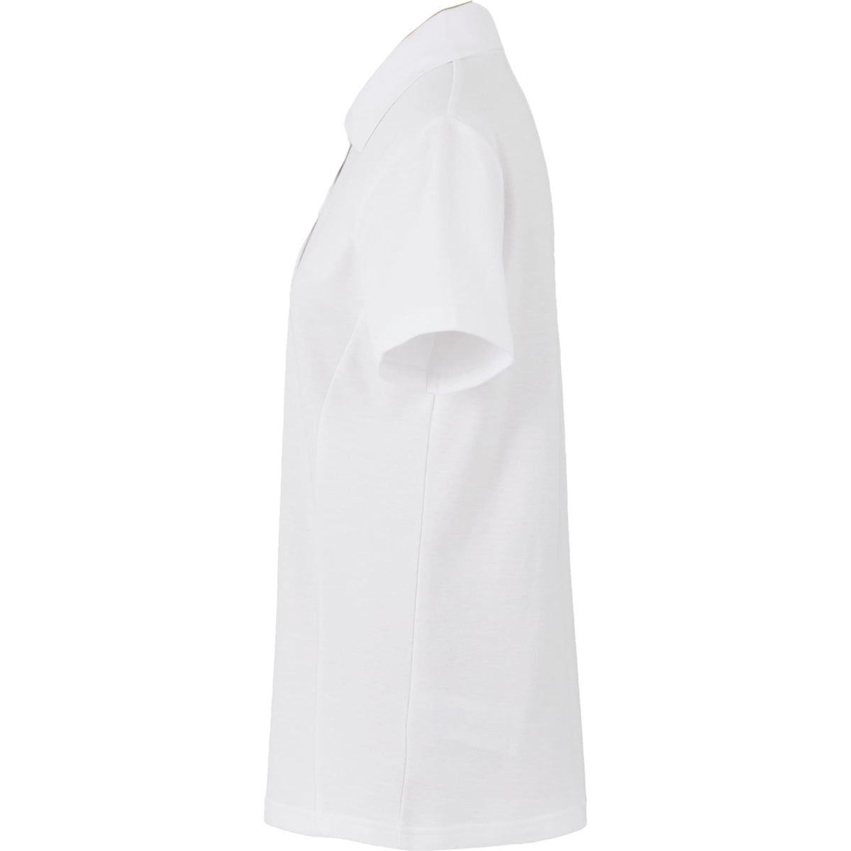 Palo Short Sleeve Cotton Pique Polo for Women Transfer - White - Left Side