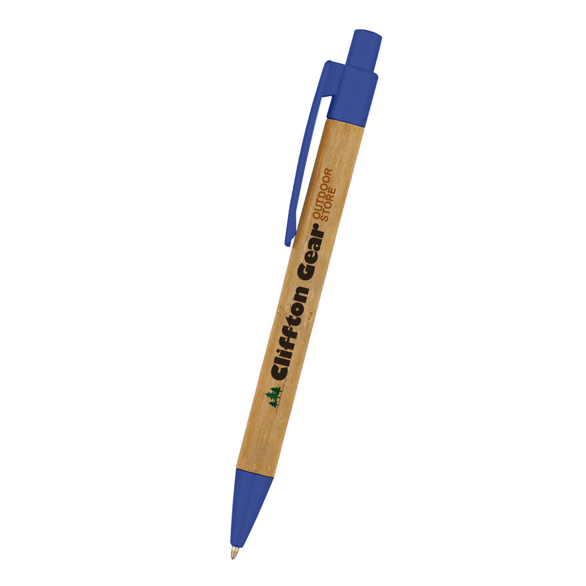 Panda Pen with Your Logo - Blue - Full Color