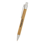 Panda Pen with Your Logo - Silver Accents - Silk Screen