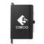 Paper Hardcover Journal and Recycled Gel Pen Set, 5.5 x 8.5 Inches Full Color - Black - Front