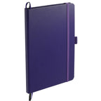 Paper Hardcover Journal with Elastic Closure, 5.5 x 8.5 Inches Full Color - Purple - Right Angle 2