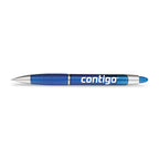 Paper Mate Element Pen with Translucent Barrel, Black Ink - Bright Blue - View 1