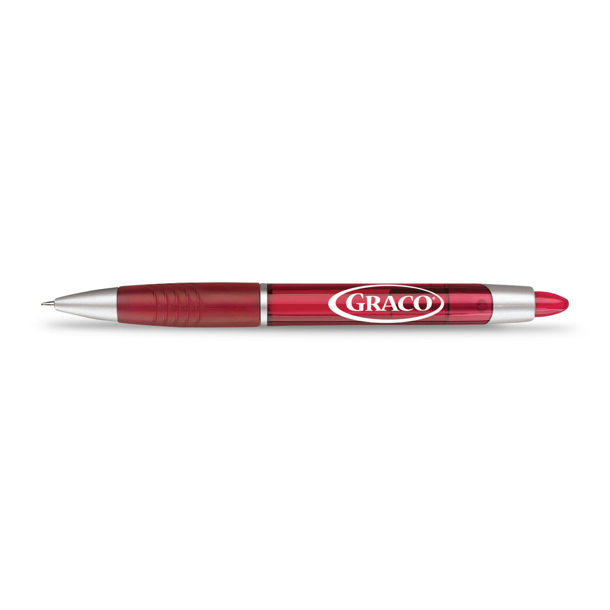Paper Mate Element Pen with Translucent Barrel, Black Ink - Cranberry - View 1
