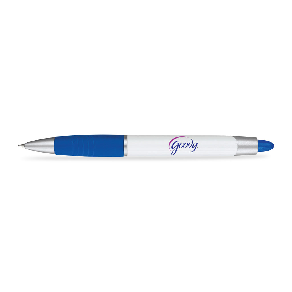 Paper Mate Element Pen with White Barrel, Black Ink - Bright Blue - View 1