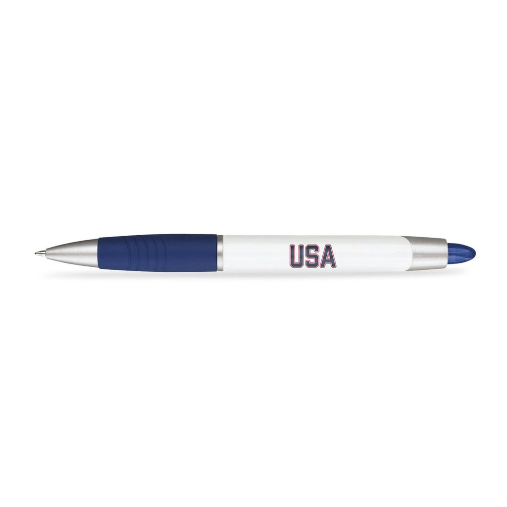 Paper Mate Element Pen with White Barrel, Black Ink - Navy - View 1