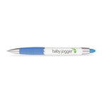 Paper Mate Element Pen with White Barrel, Black Ink - Pale Blue - View 1
