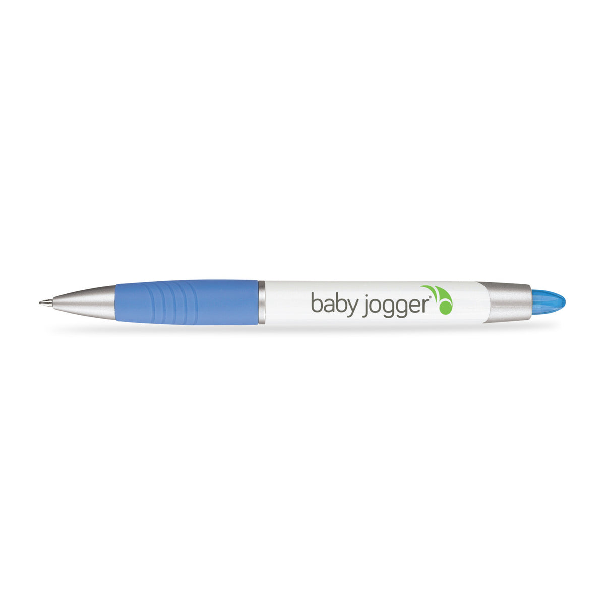 Paper Mate Element Pen with White Barrel, Black Ink - Pale Blue - View 1