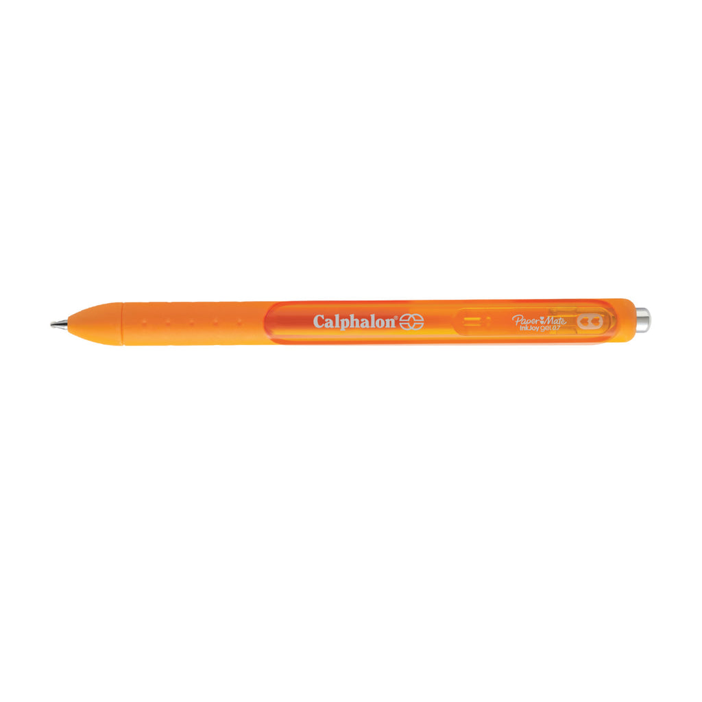 Paper Mate InkJoy Gel Pen, Black Ink - Orange - View 1