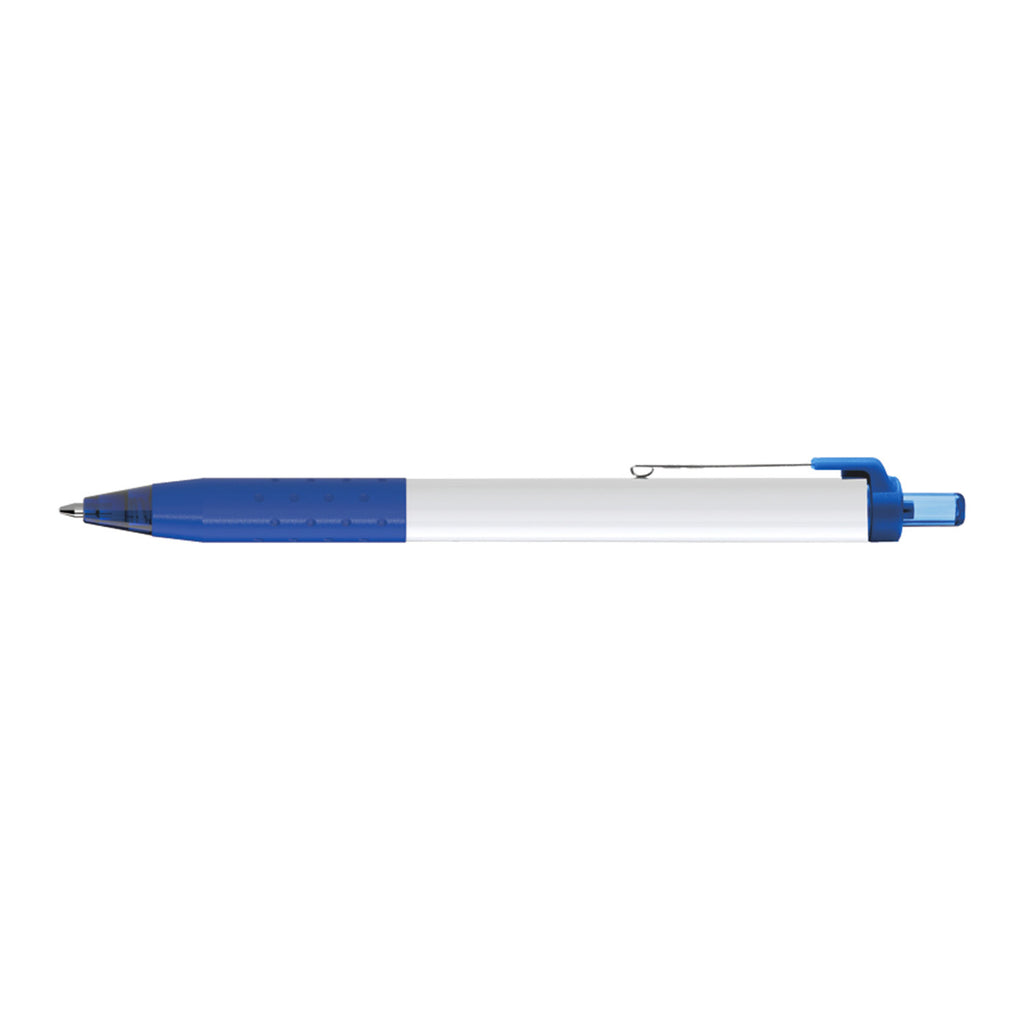 Paper Mate InkJoy Pen with White Barrel, Black Ink - Blue - View 2