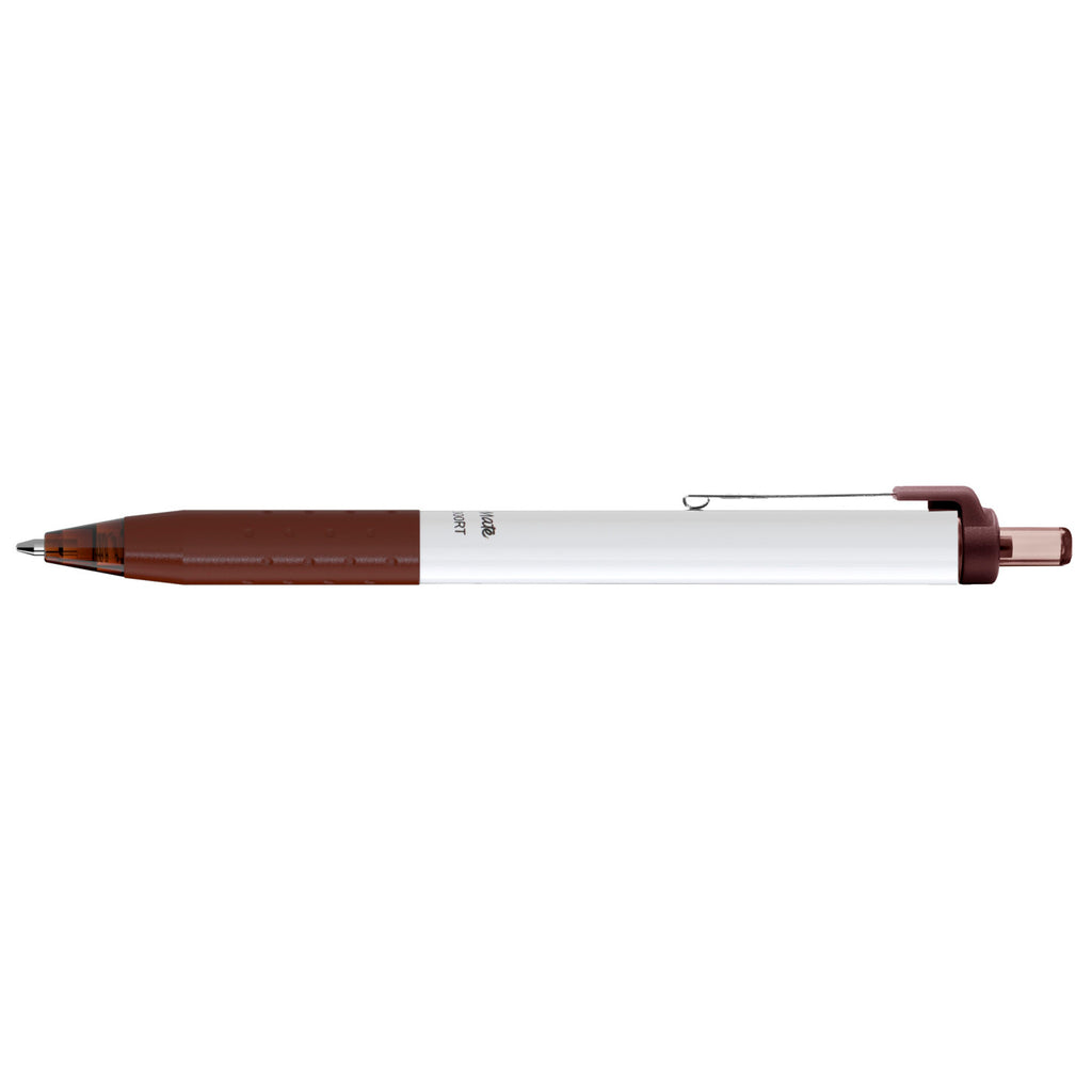 Paper Mate InkJoy Pen with White Barrel, Black Ink - Brown - View 2