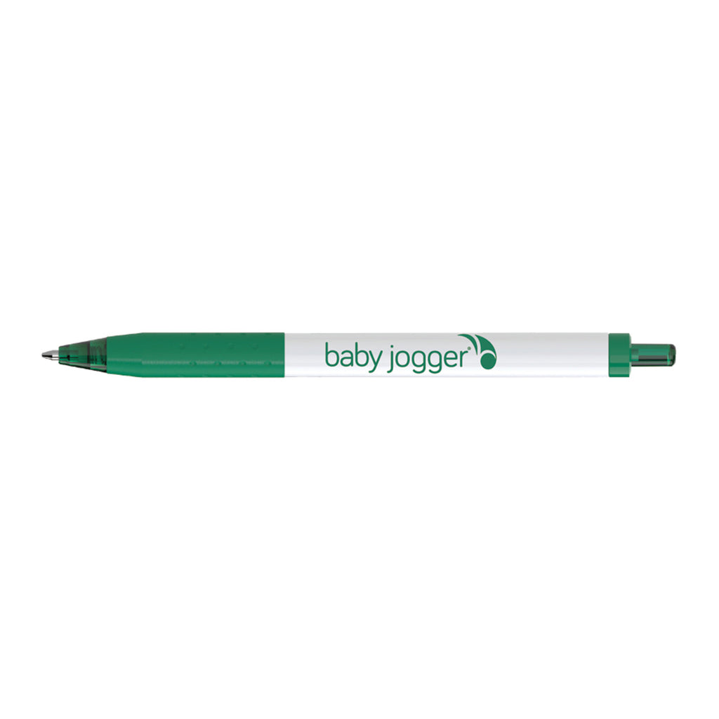 Paper Mate InkJoy Pen with White Barrel, Black Ink - Green - View 1