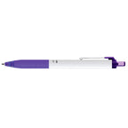 Paper Mate InkJoy Pen with White Barrel, Black Ink - Purple - View 2