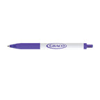 Paper Mate InkJoy Pen with White Barrel, Colored Ink - Purple - View 1