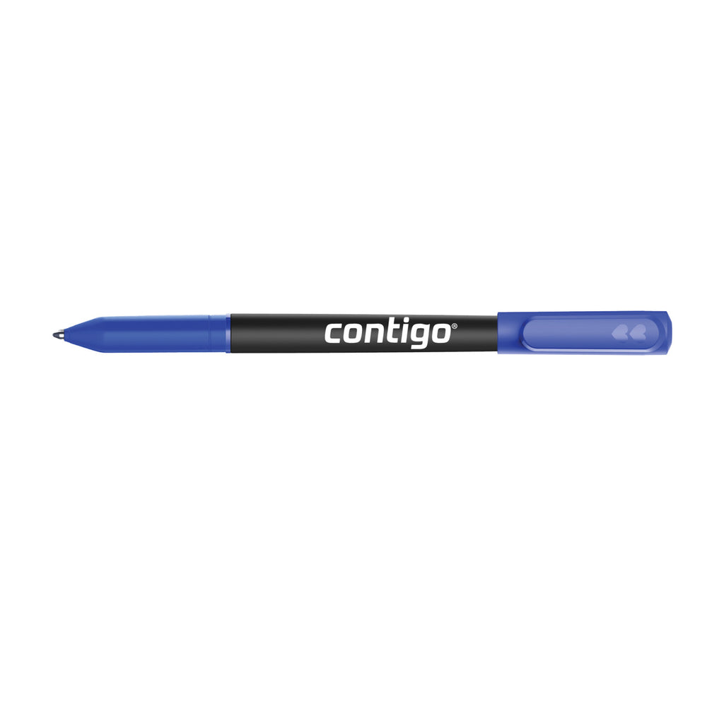 Paper Mate Write Bros Stick Pen, Black Ink - Blue - View 1