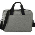Paragon Briefcase for 15 Inch Laptops Embroidery - Graphite - Back