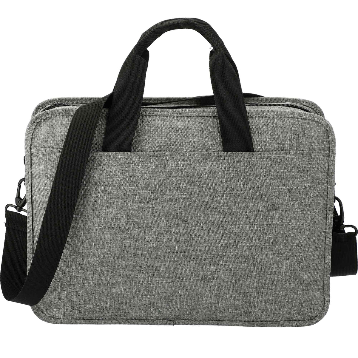Paragon Briefcase for 15 Inch Laptops Embroidery - Graphite - Back
