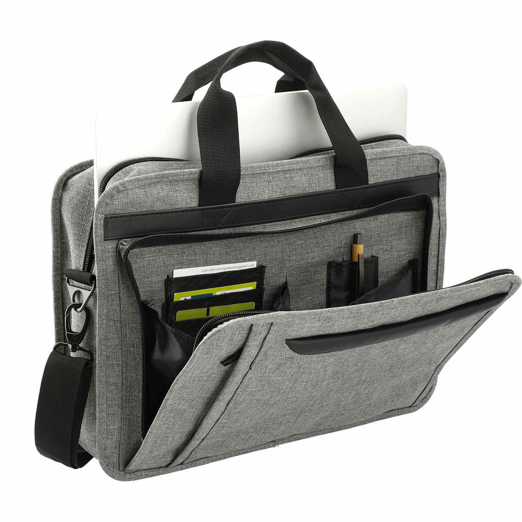 Paragon Briefcase for 15 Inch Laptops Transfer - Graphite - Photo 2