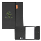 Paragon Padfolio in Recycled PET - Black - Silk Screen